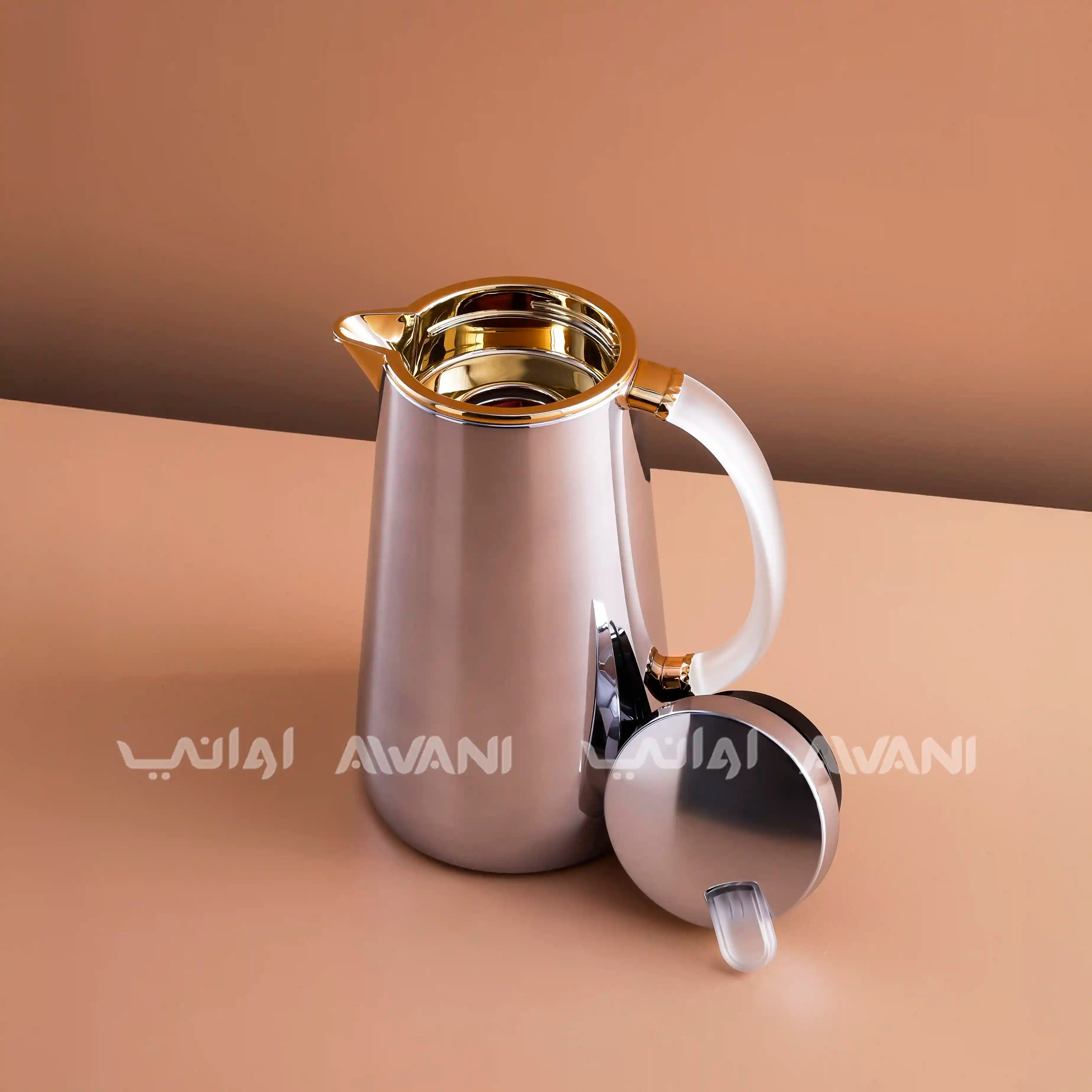 Gold Flask – 0.7ML | Hot & Cold with Clear Handle