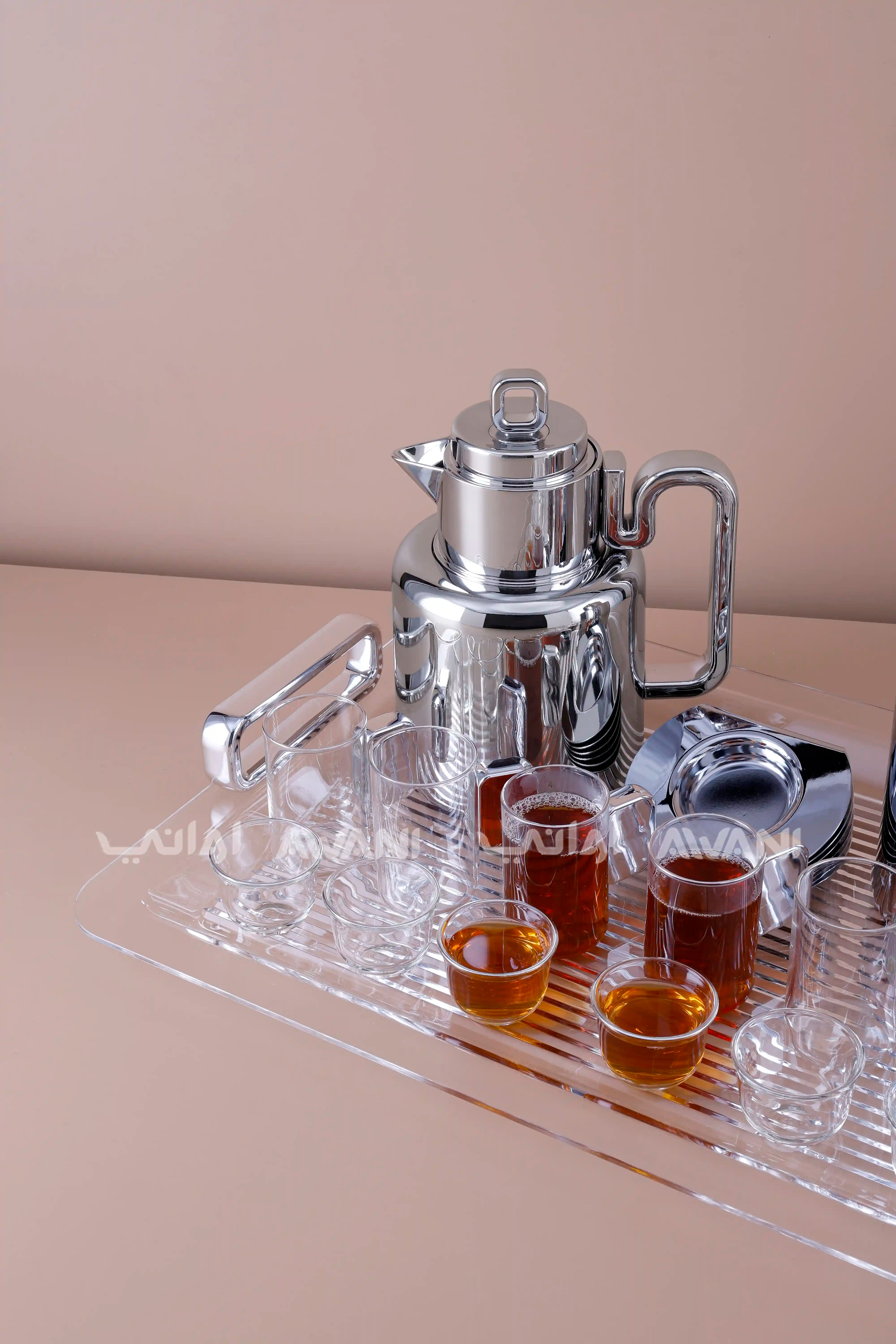 Luxe Serve Bundle 0.5 liter & 1 liter silver