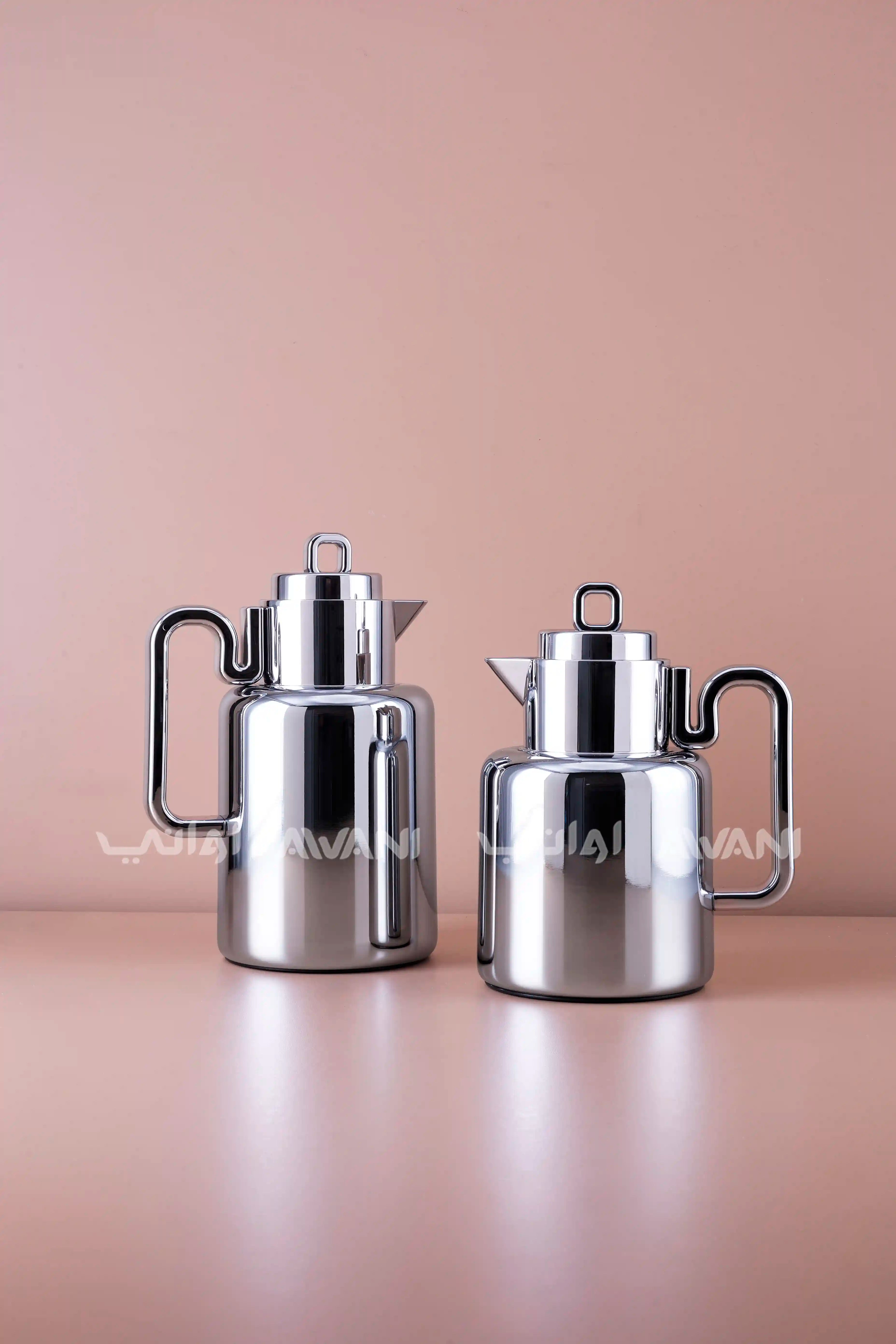 Luxe Serve Bundle 0.5 liter & 1 liter silver