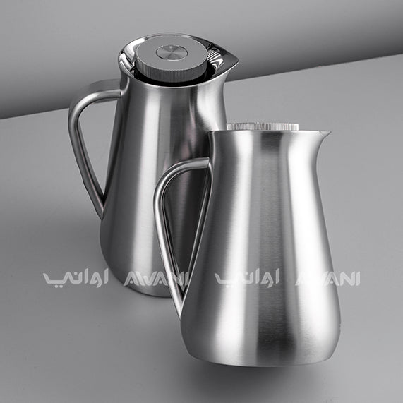 Full Silver Flask 1 L + 0.5 L