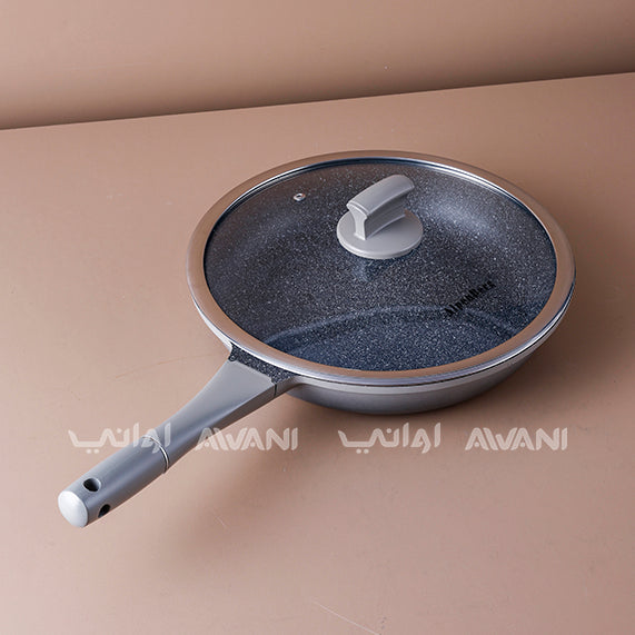 Non Stick Fry Pan Frying _ Gray and Black