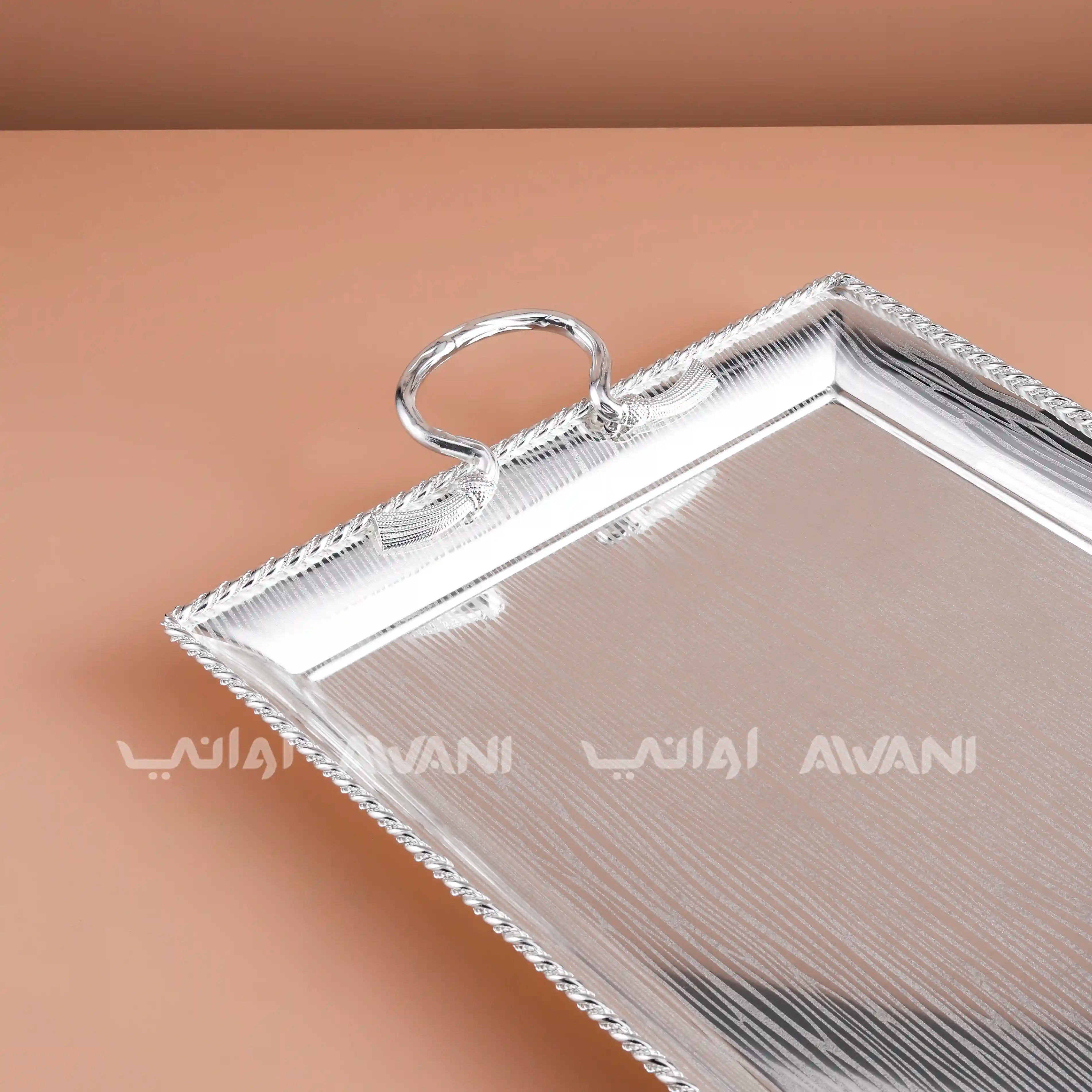 Metal Tray Silver