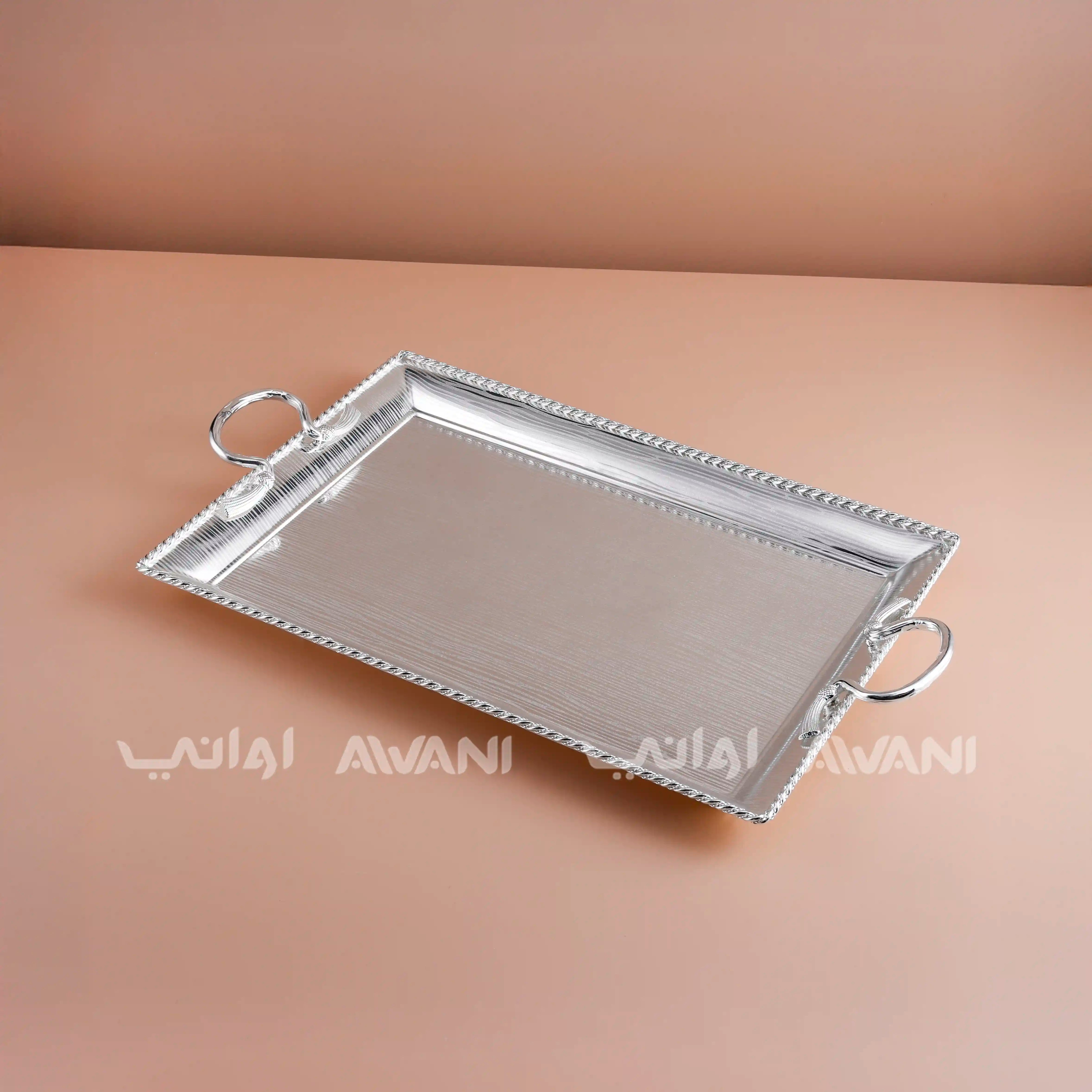 Metal Tray Silver