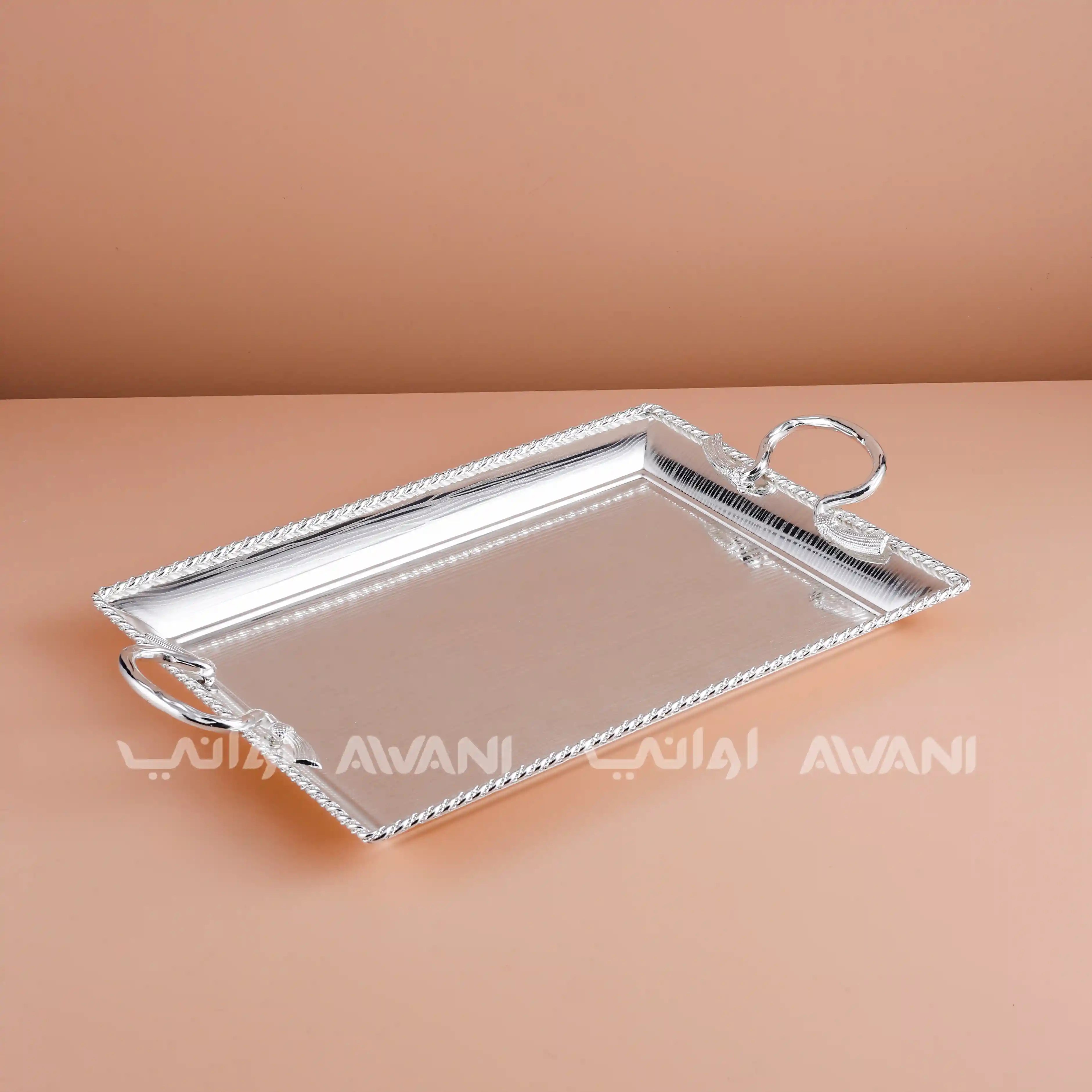 Metal Tray Silver