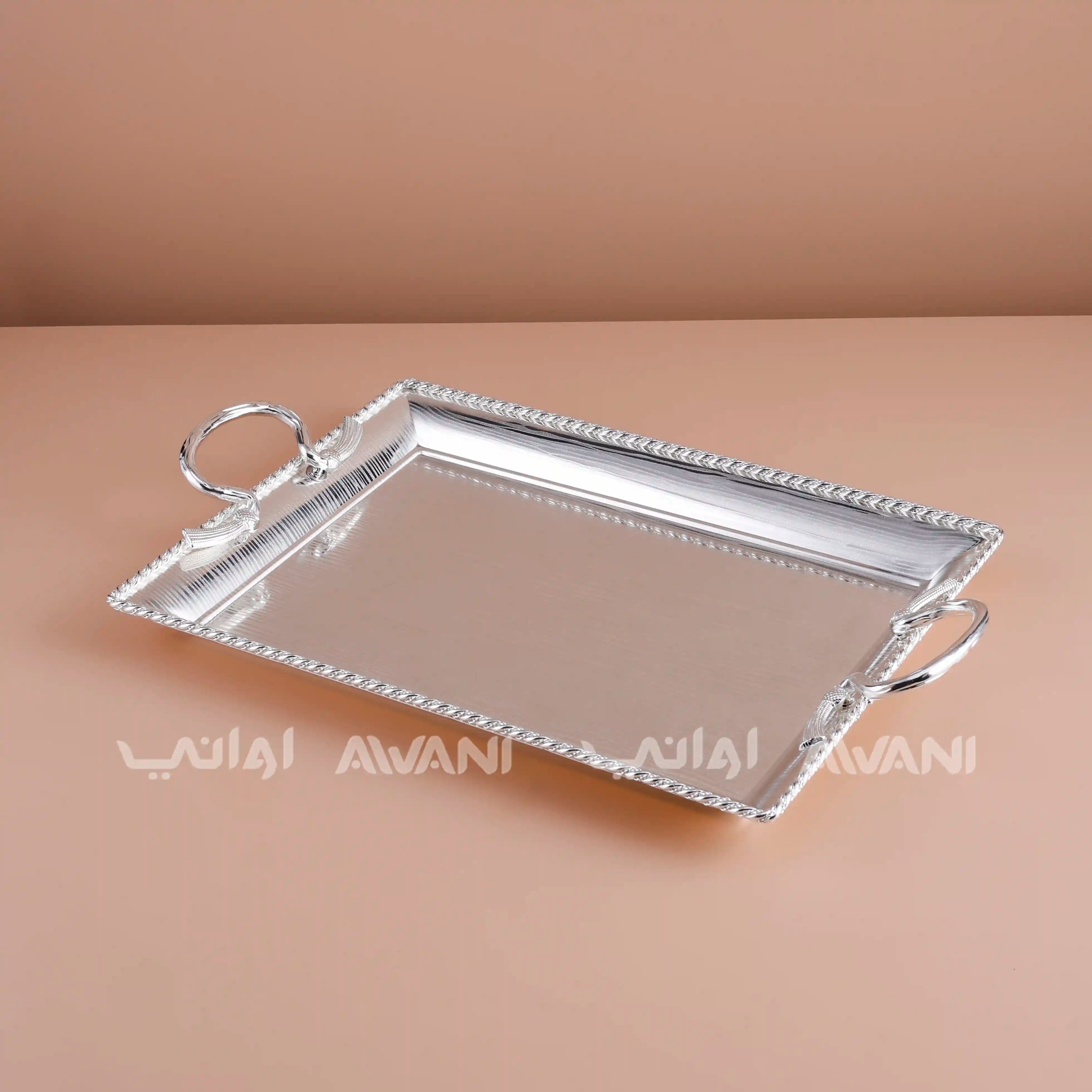 Metal Tray Silver