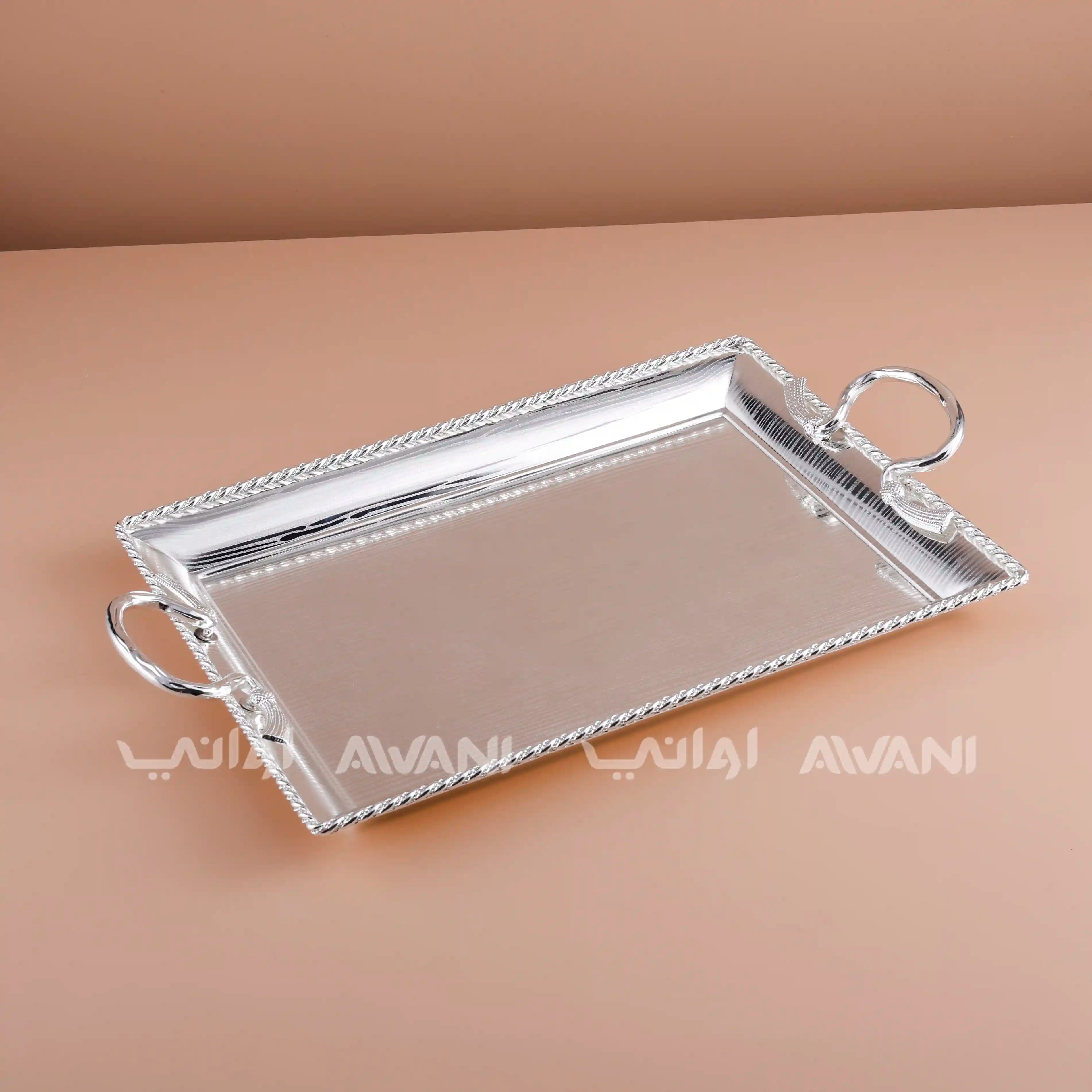 Metal Tray Silver