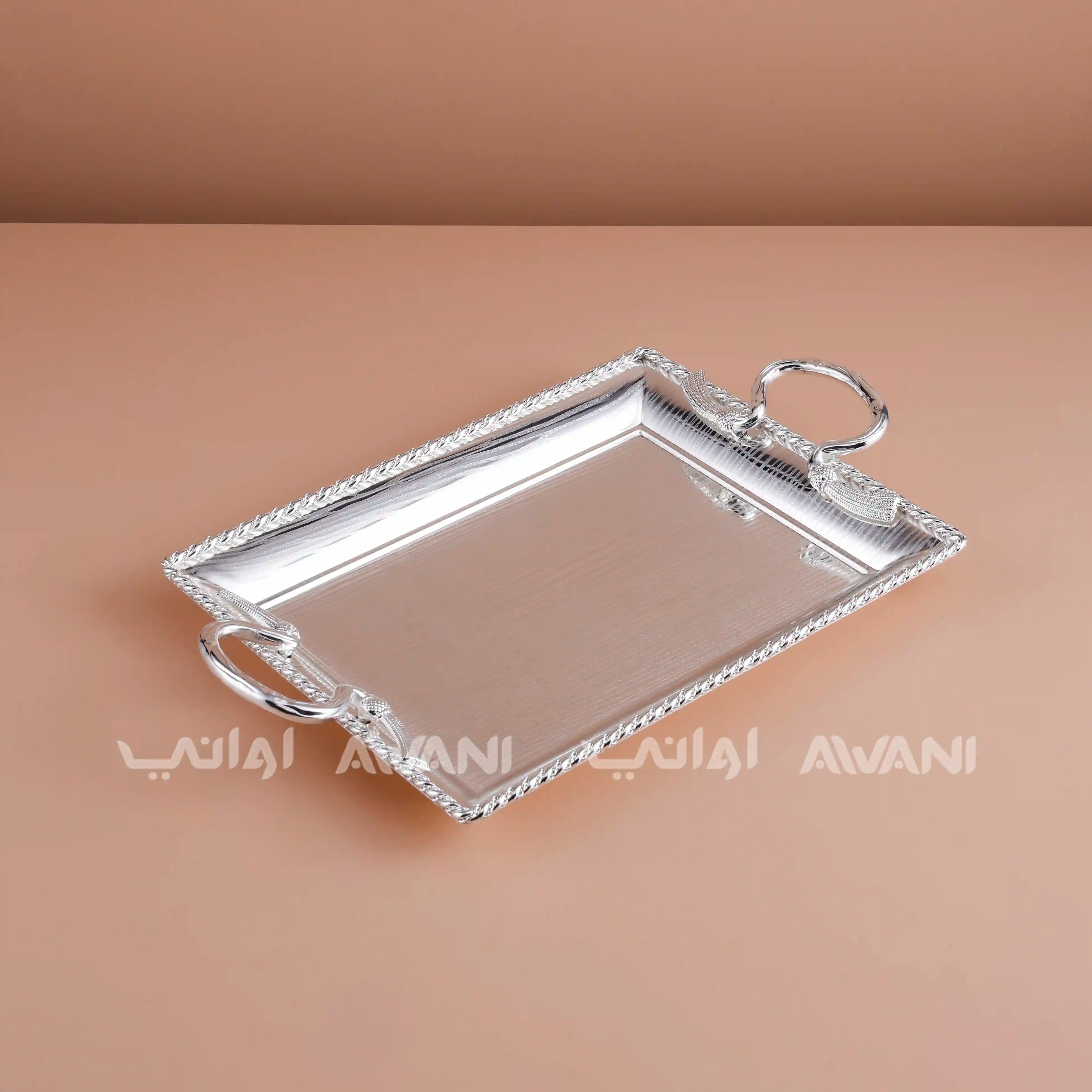 Metal Tray Silver