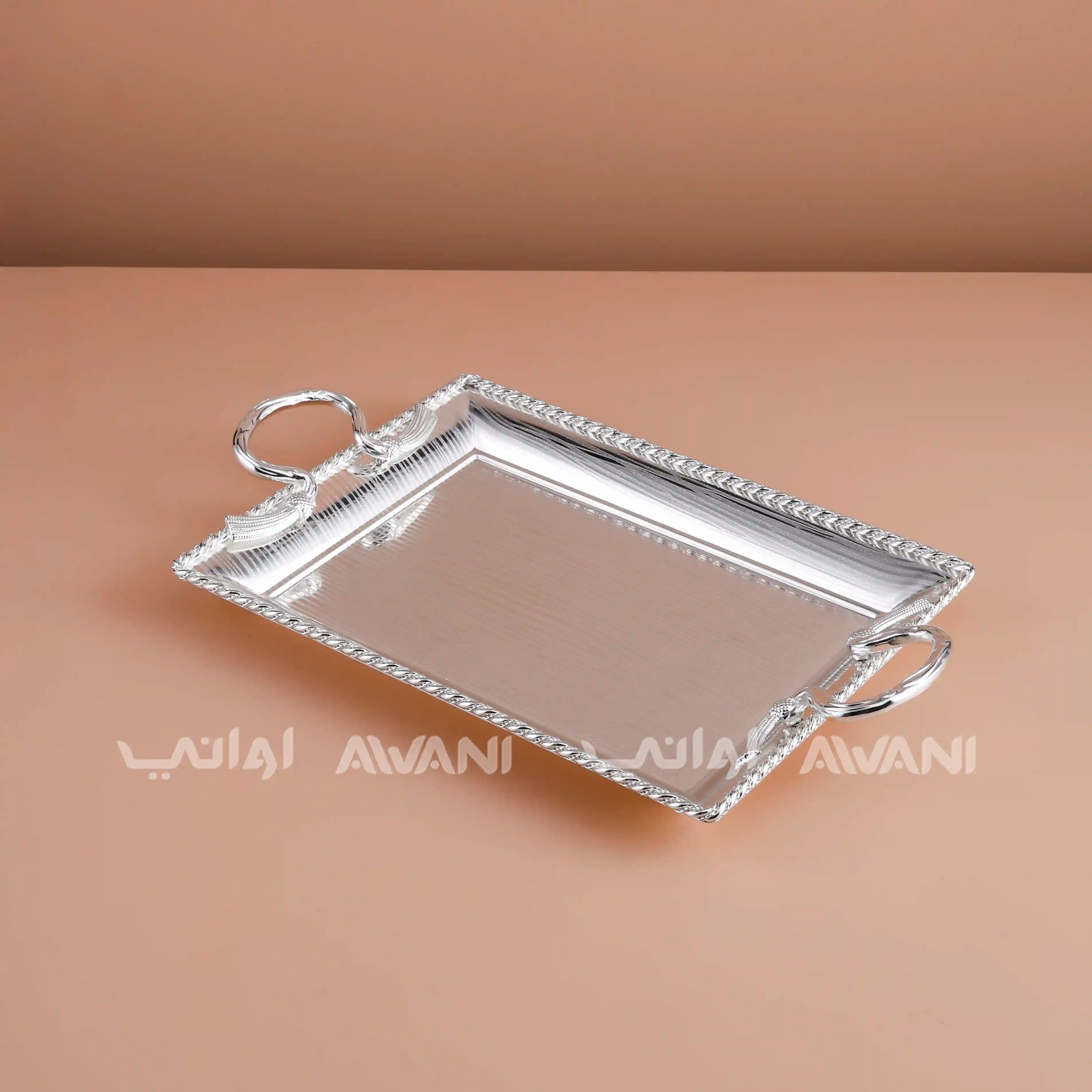 Metal Tray Silver