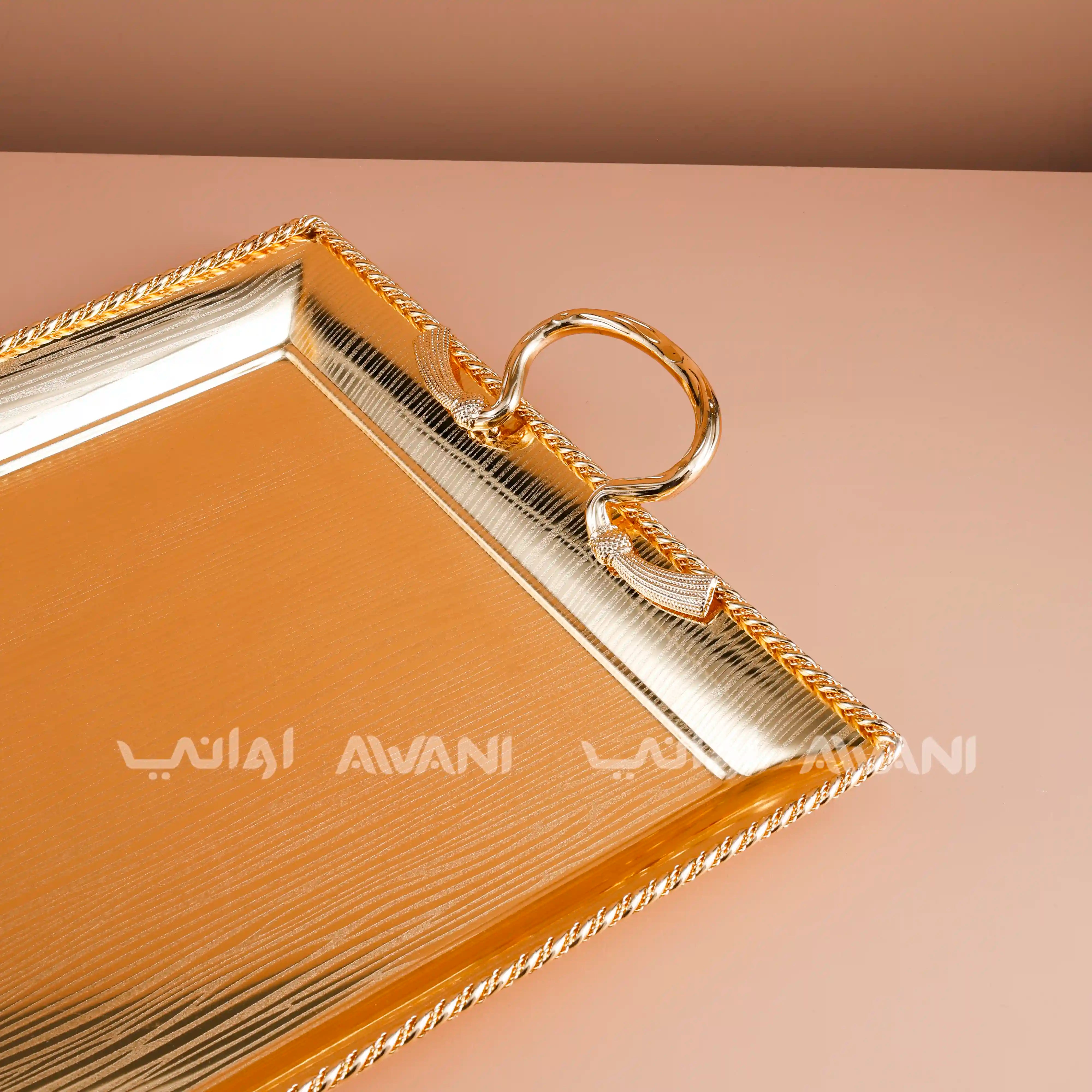 Metal Tray Gold