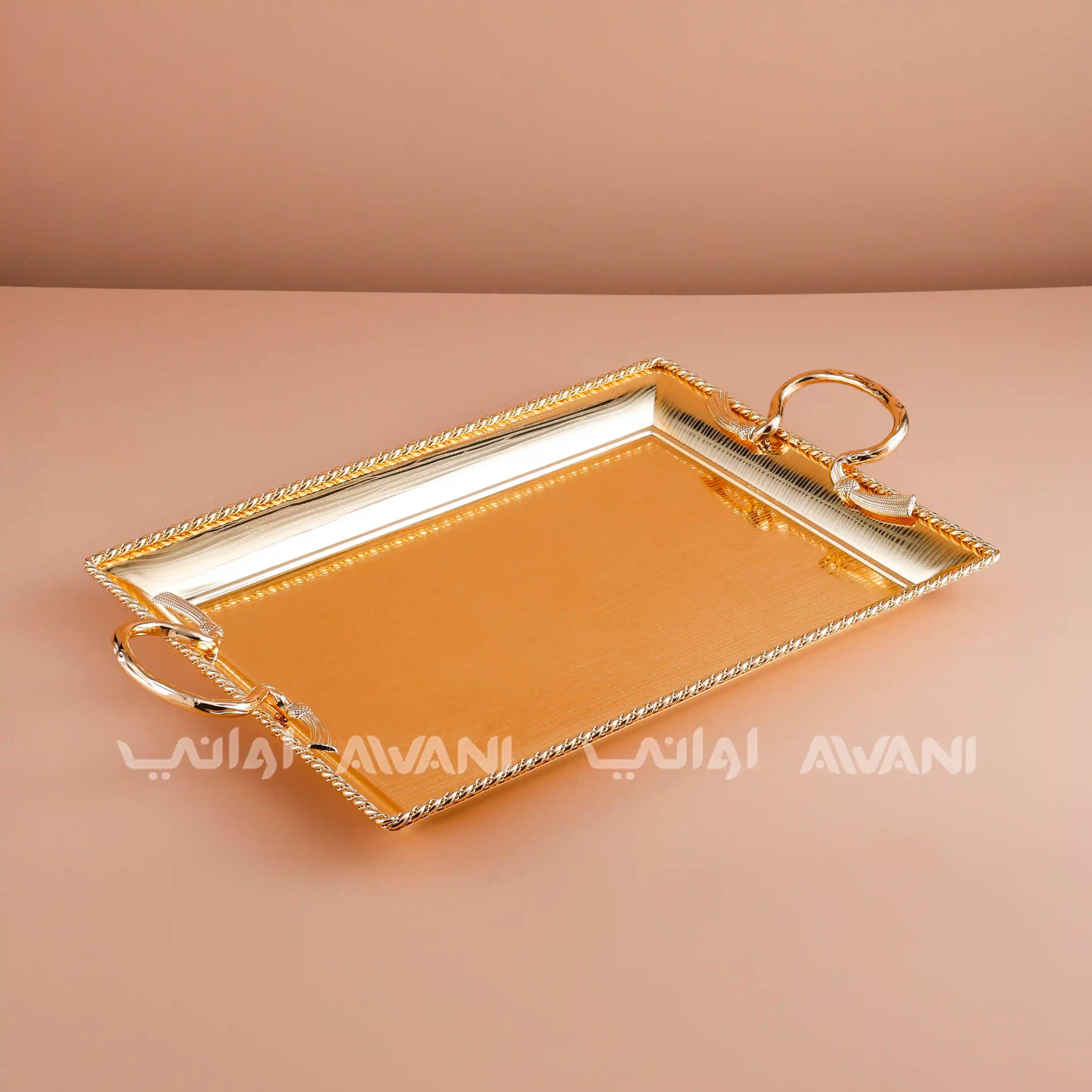 Metal Tray Gold