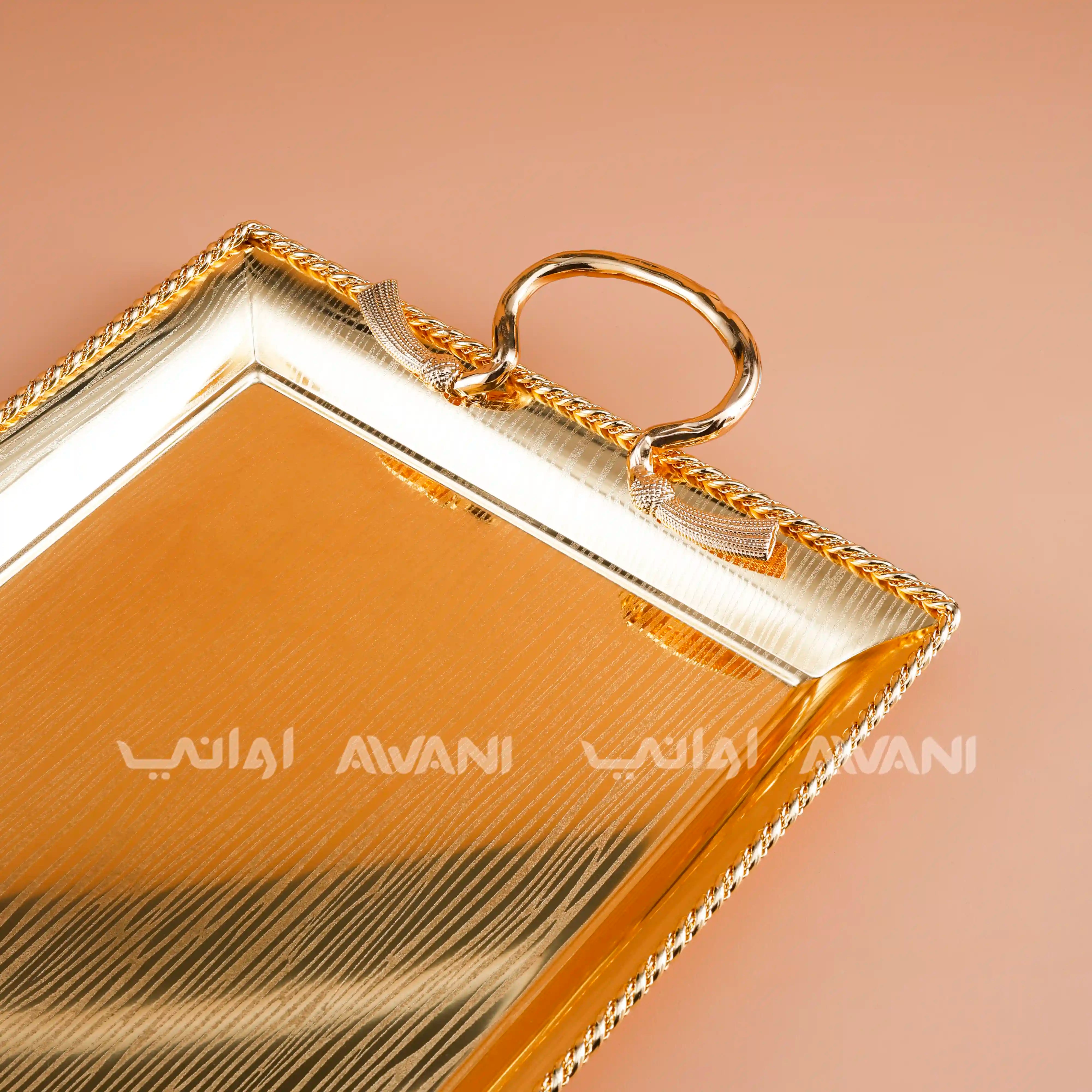 Metal Tray Gold