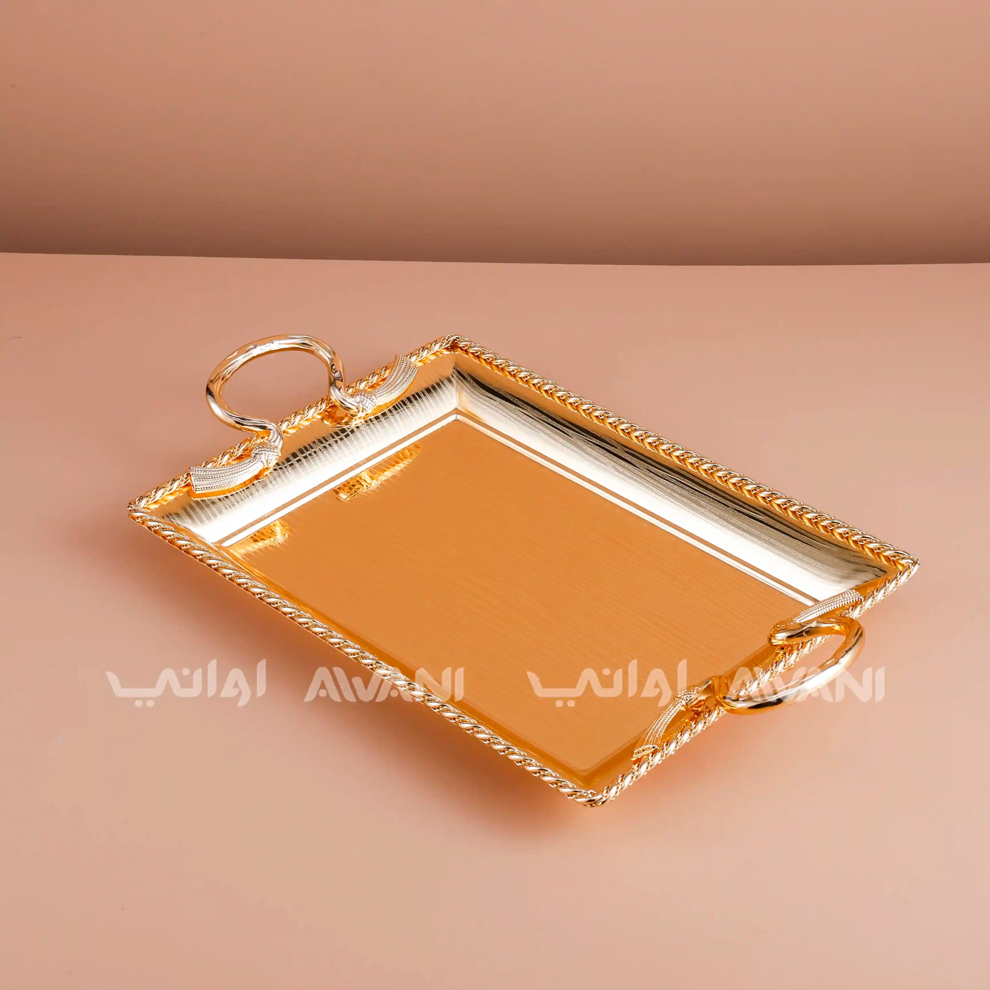 Metal Tray Gold