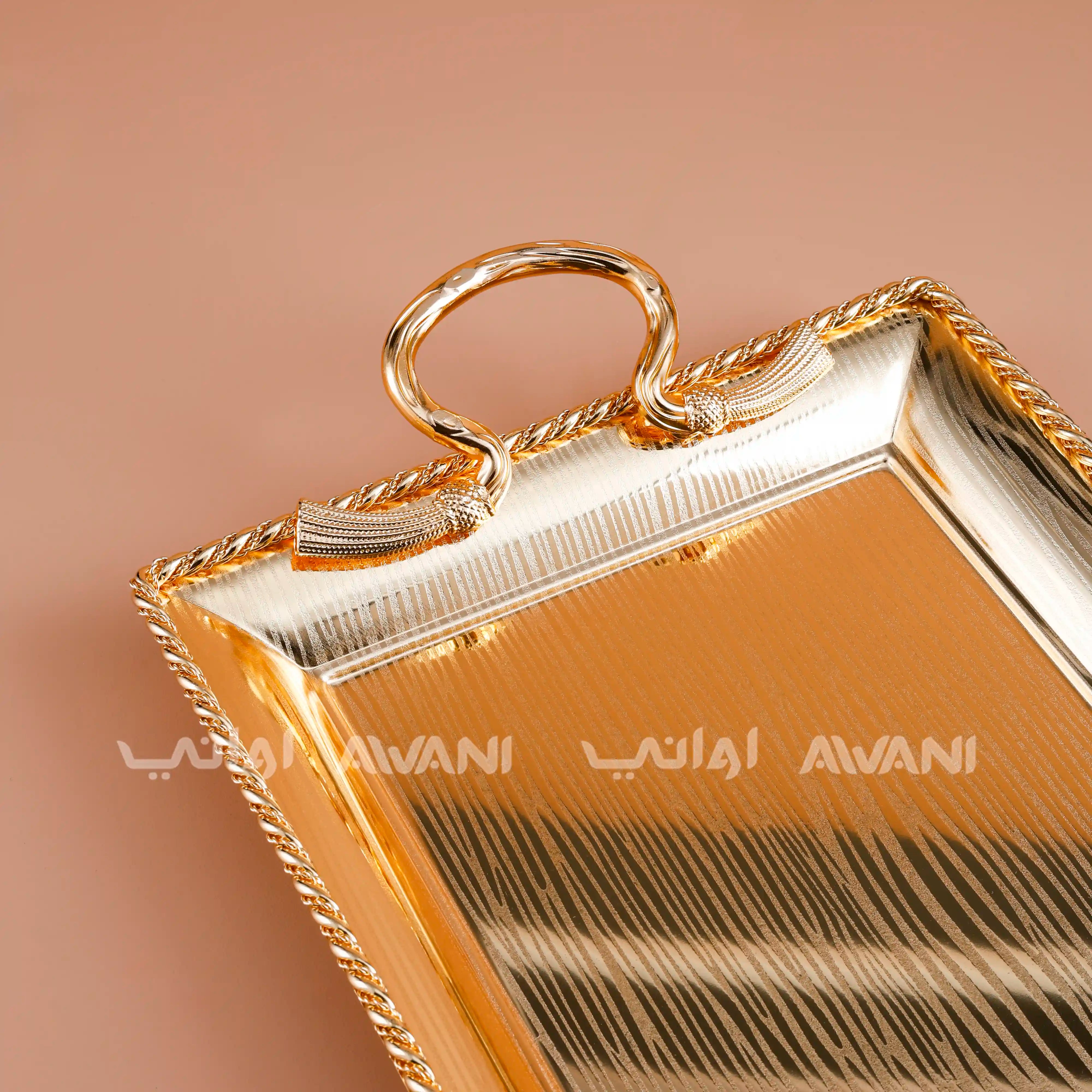 Metal Tray Gold