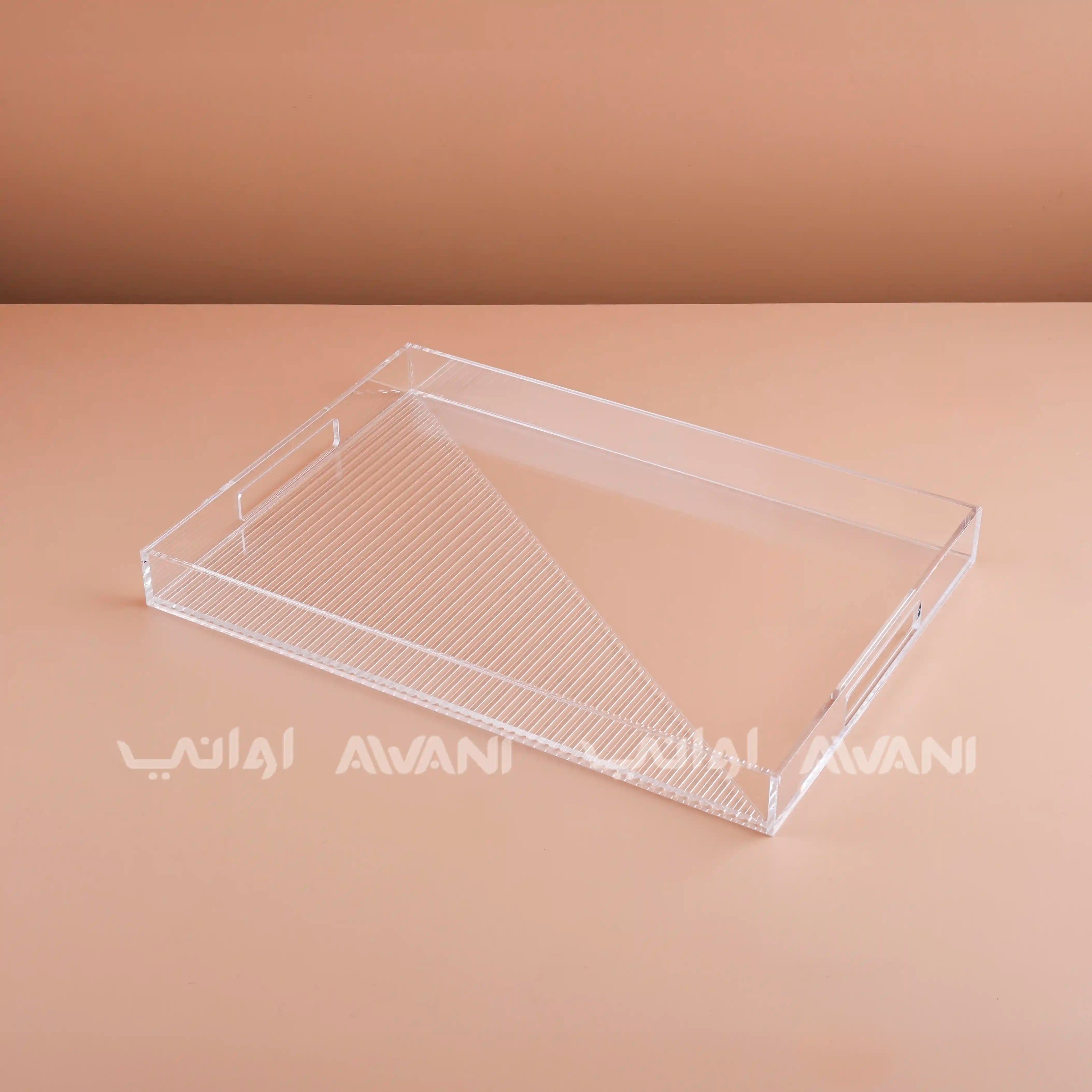 Sawani (Tray) - Silver and Clear