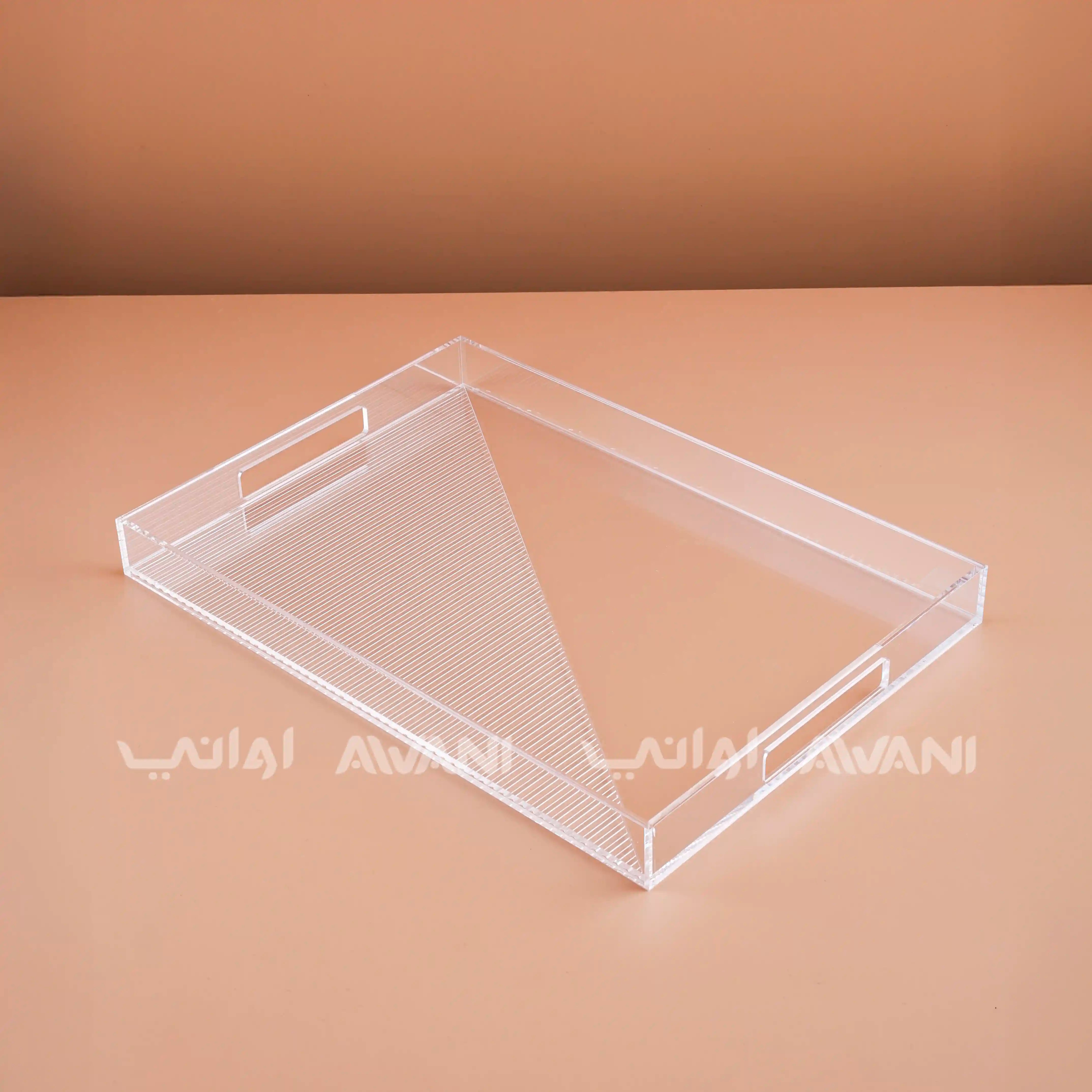 Sawani (Tray) - Silver and Clear