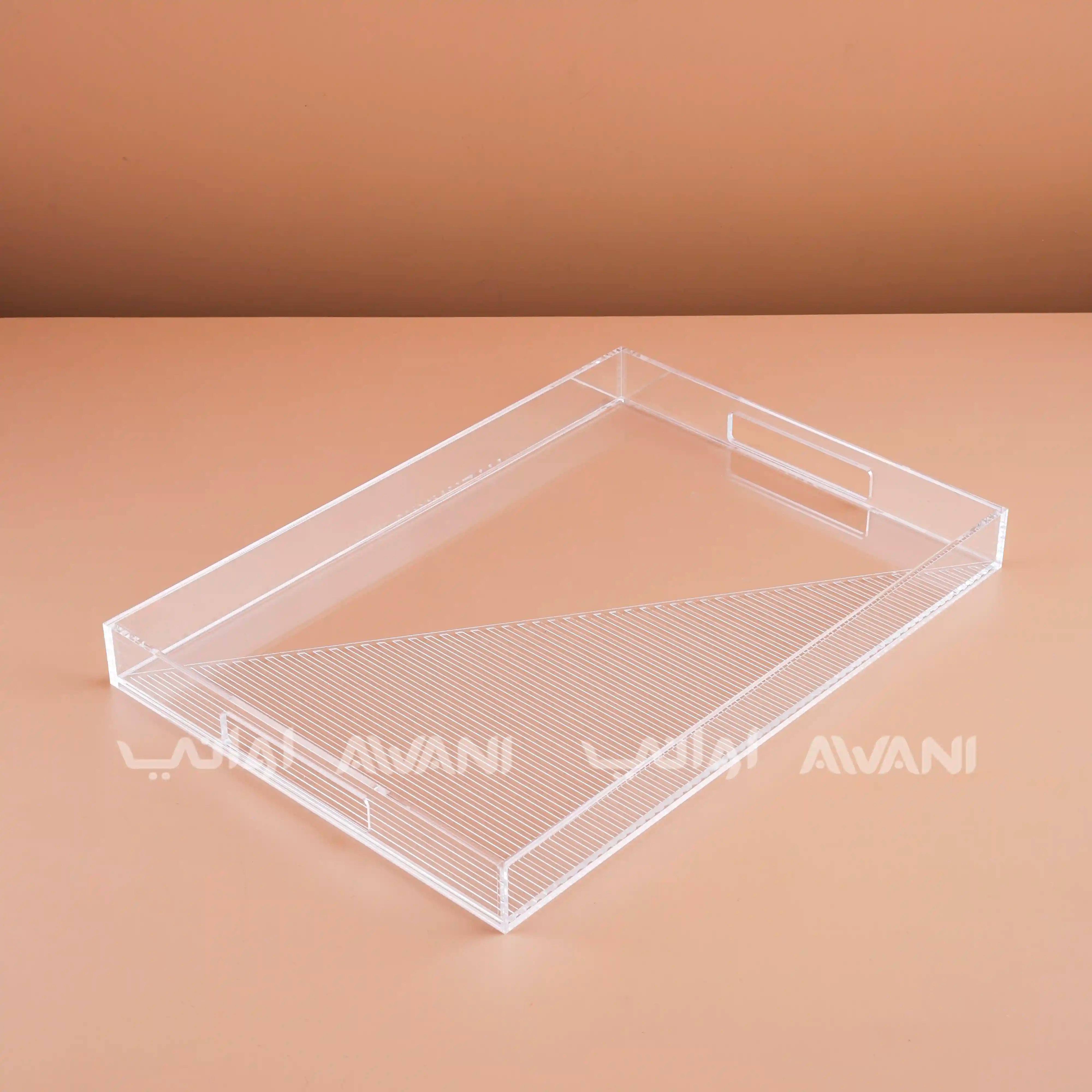 Sawani (Tray) - Silver and Clear