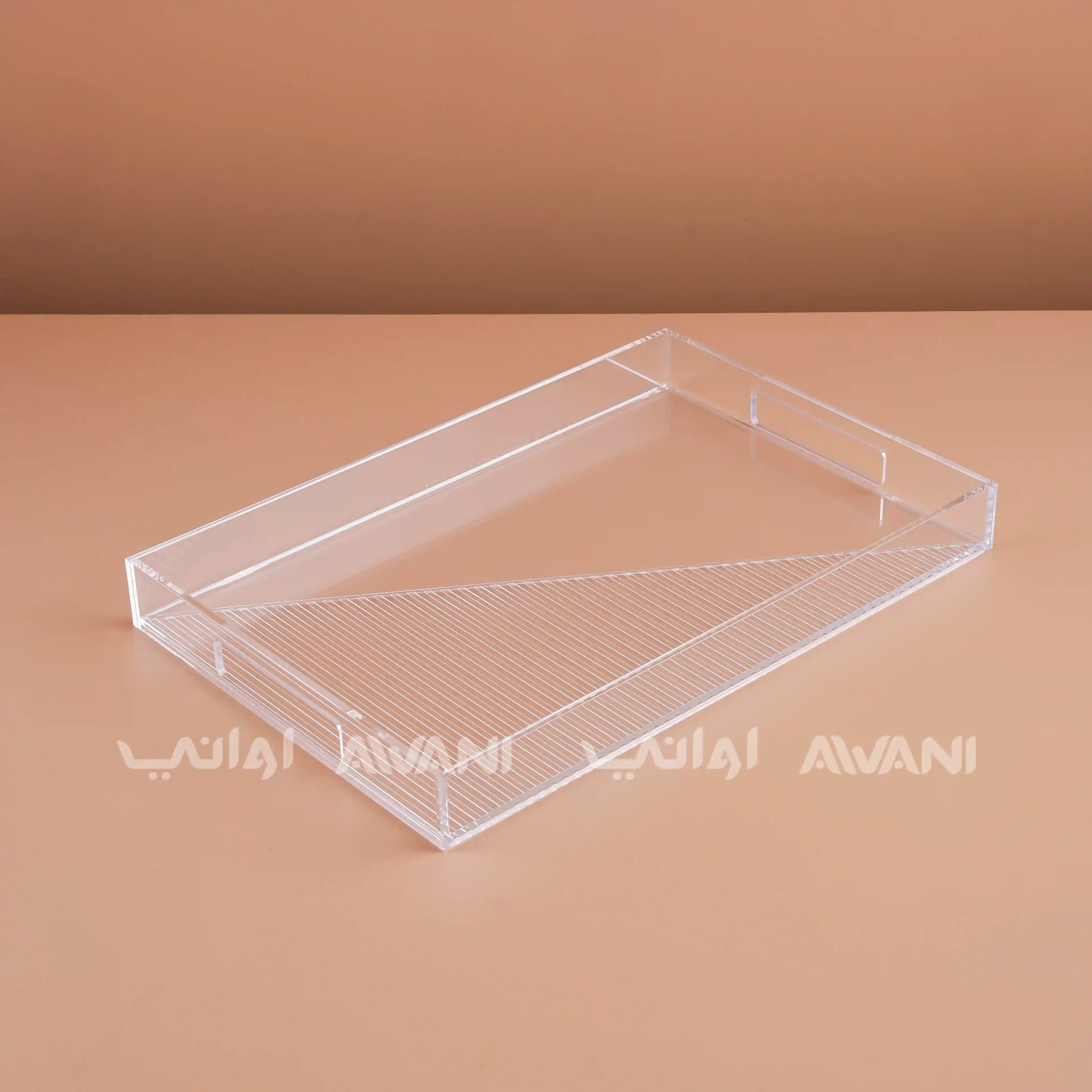Sawani (Tray) - Silver and Clear