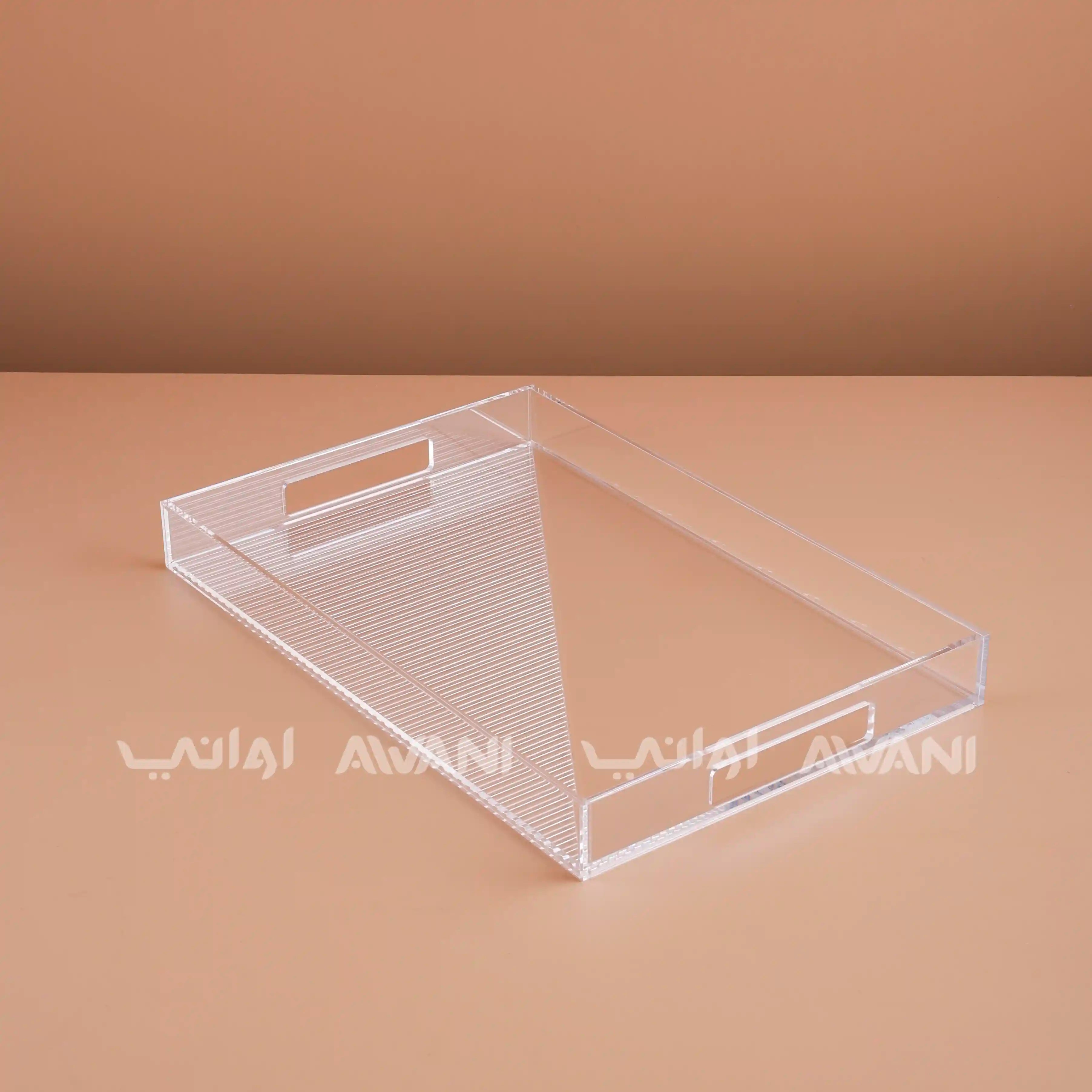 Sawani (Tray) - Silver and Clear