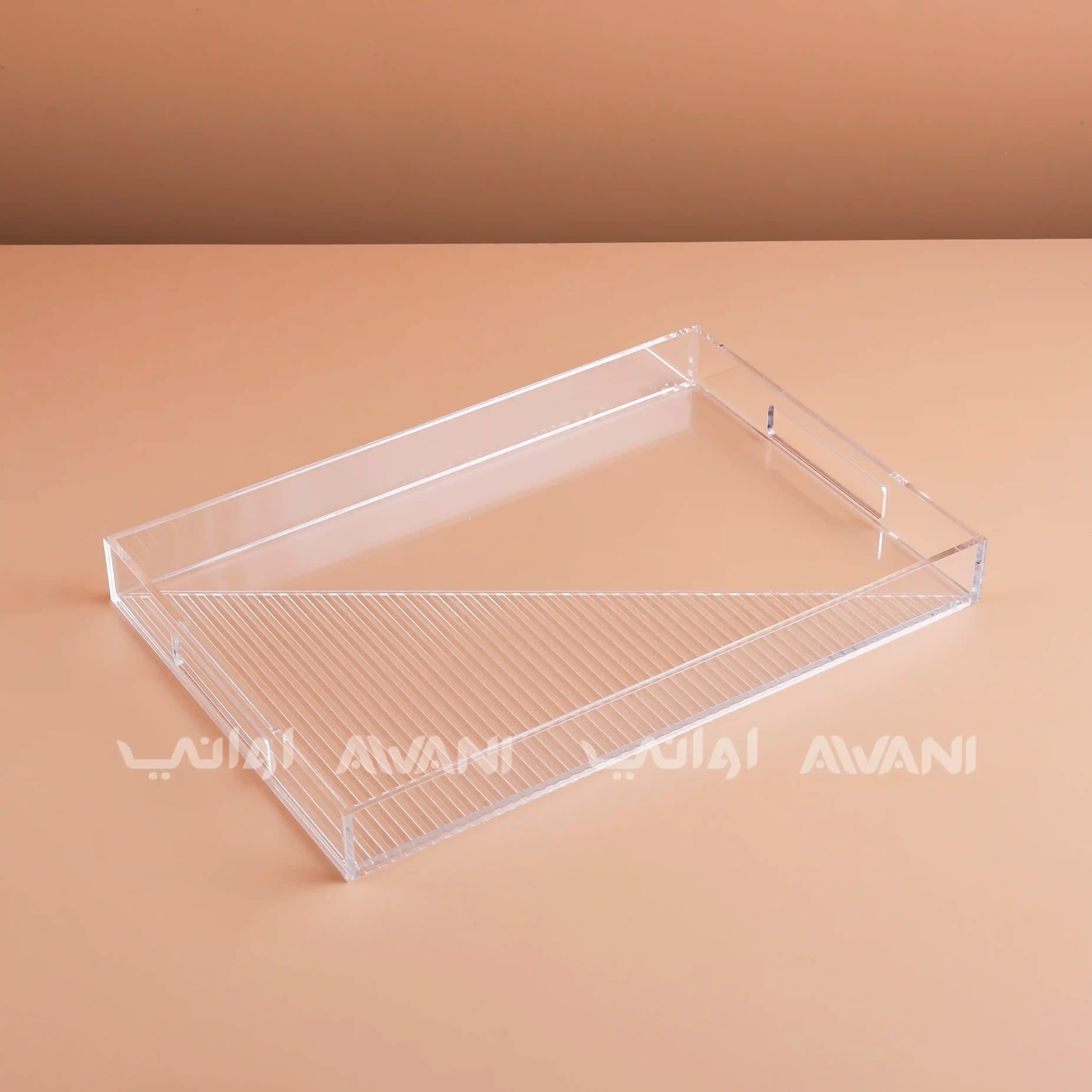 Sawani (Tray) - Silver and Clear