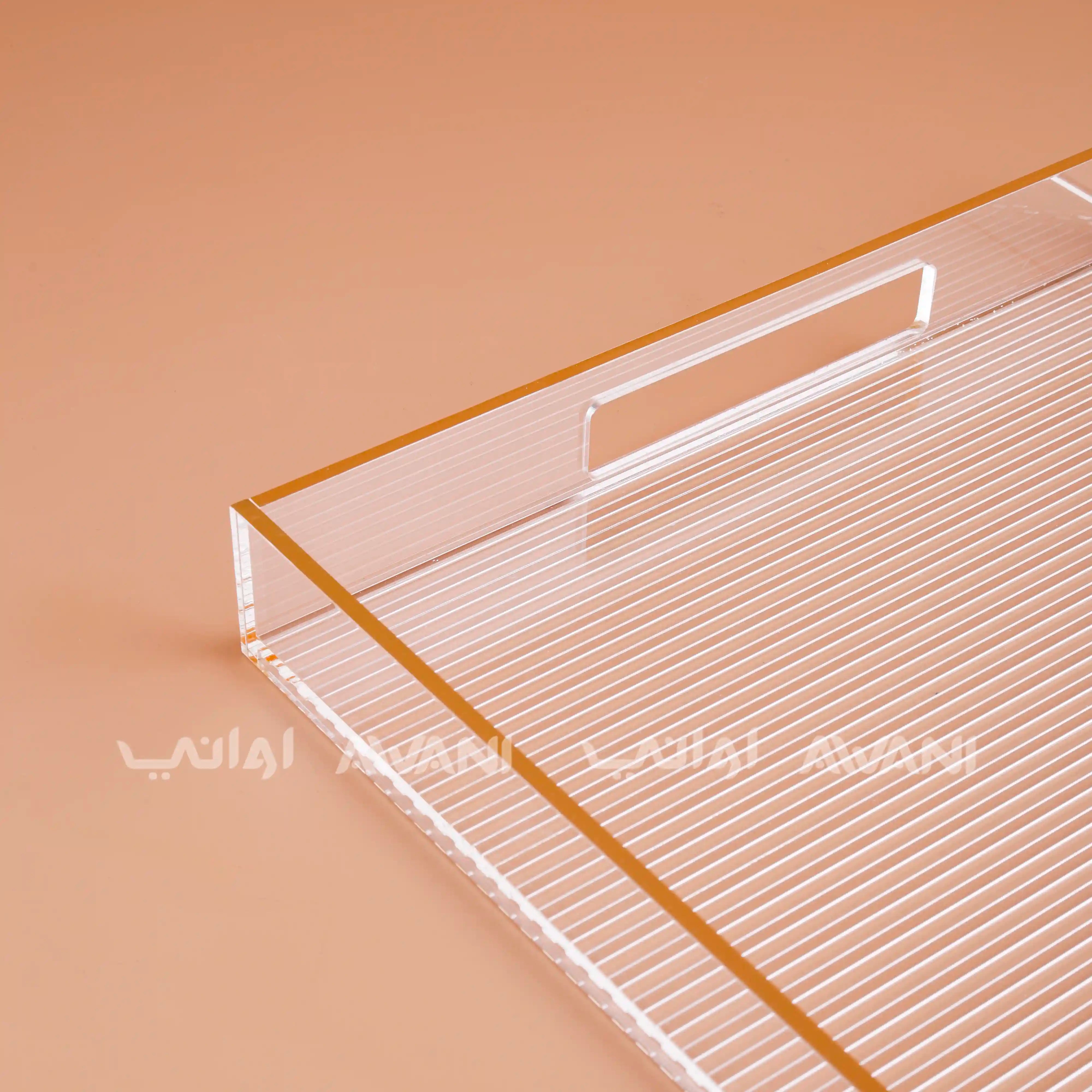 Sawani (Tray) - Gold and Clear