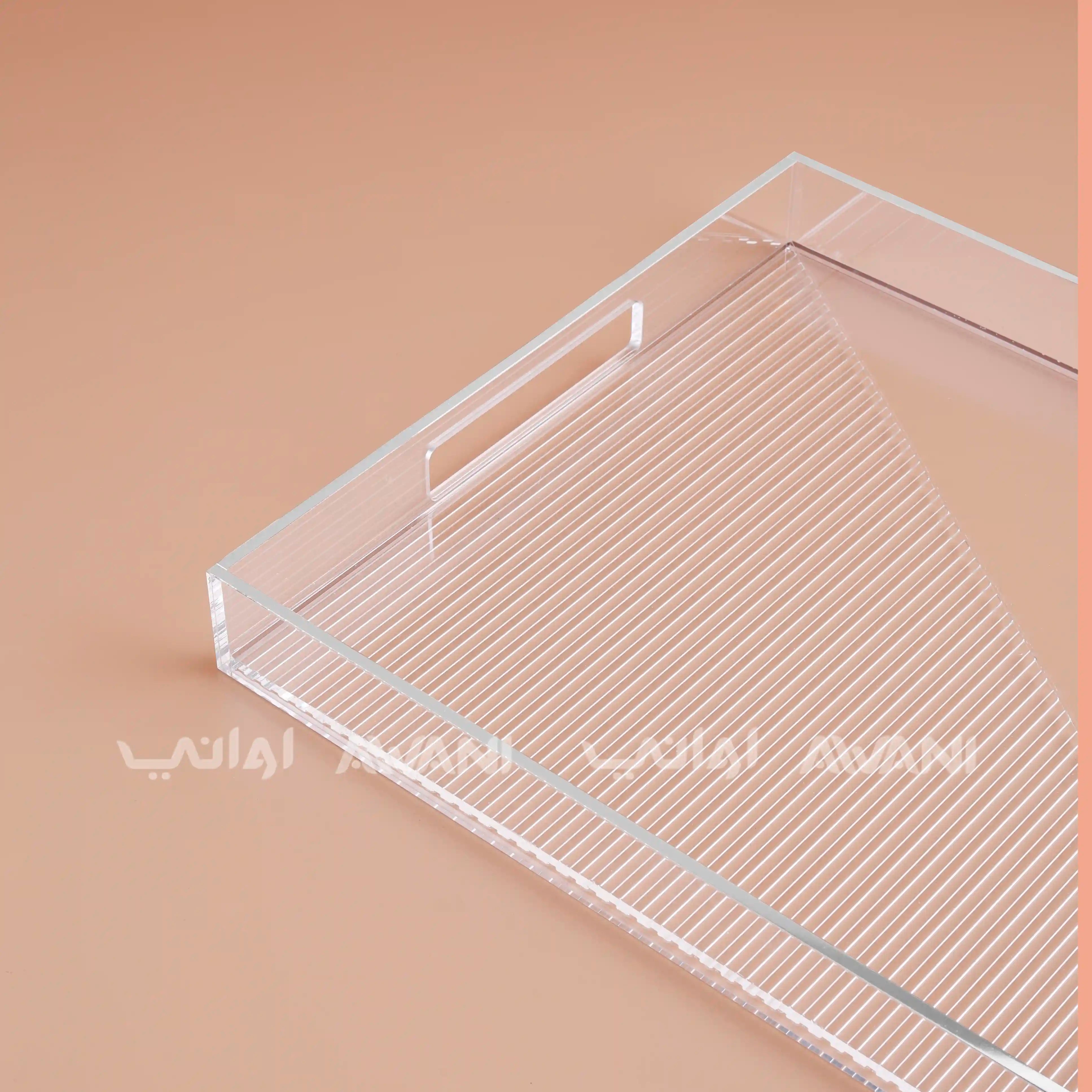 Sawani (Tray) - Silver and Clear
