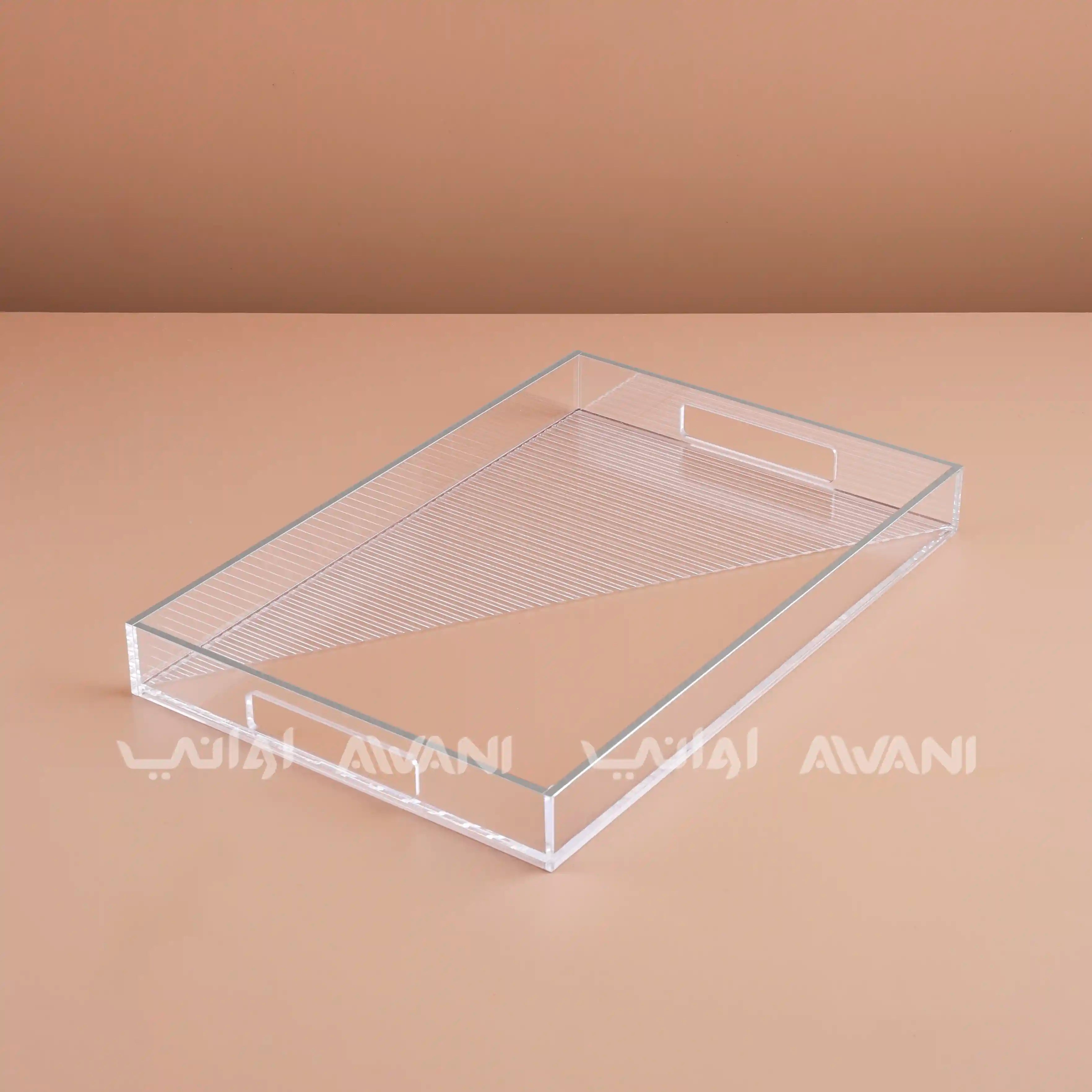Sawani (Tray) - Silver and Clear