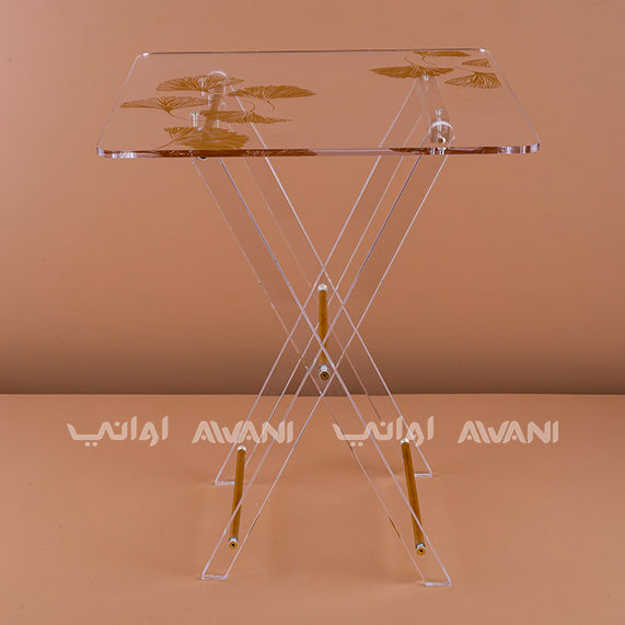 Acrylic Table - Gold