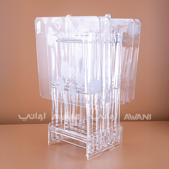 Acrylic Table - Silver