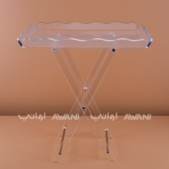 Clear acrylic Wave table