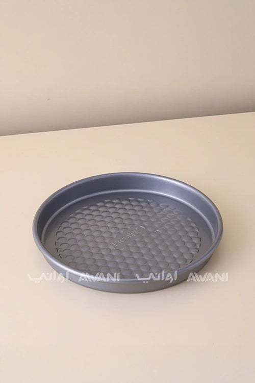 Prestige Non-Stick Pizza Pan with Textured Base – 20-Inch - Gray