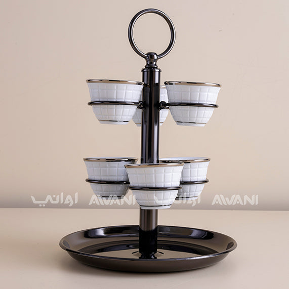 Black Cawa Cup 6 Rings