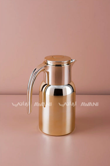 Sleek Modern Flask 1 L Gold