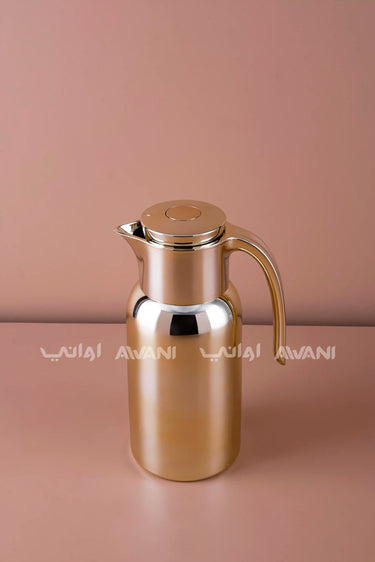 Sleek Modern Flask 1.3 L Gold