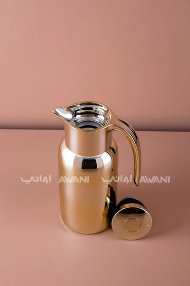 Sleek Modern Flask 1.3 L Gold