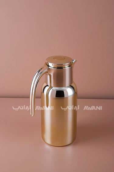 Sleek Modern Flask 1.3 L Gold