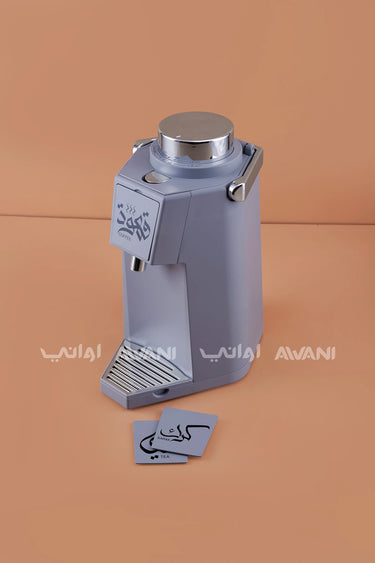 1.9L Thermal Beverage Flask Dispenser - Light Gray with chrome accents.