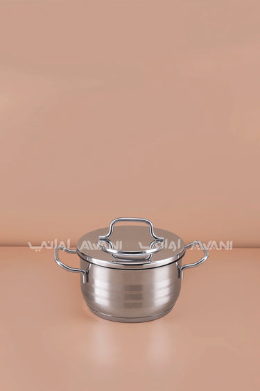 2.5 L Stainless Steel Casserole Pot (18×10 cm)