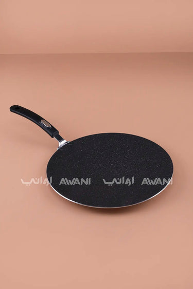 32cm Granite Non-Stick Flat Tawa – Ergonomic Handle
