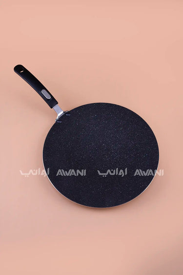 32cm Granite Non-Stick Flat Tawa – Ergonomic Handle