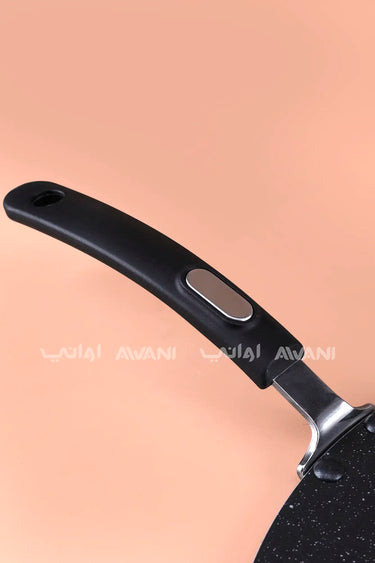 36 cm Non-Stick Granite-Coated Flat Tawa – Round Griddle & Crepe Pan