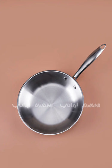 22 Cm Stainless Steel Frying Pan – Polished Skillet