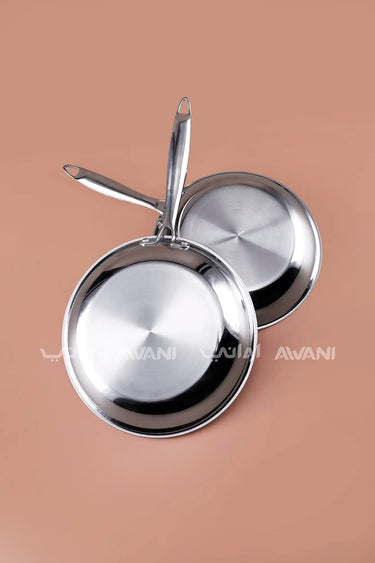 22 Cm Stainless Steel Frying Pan – Polished Skillet