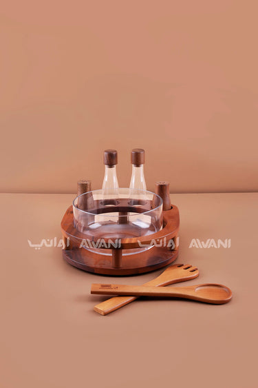 Wooden Salad Bowl Set – Complete Serving Set