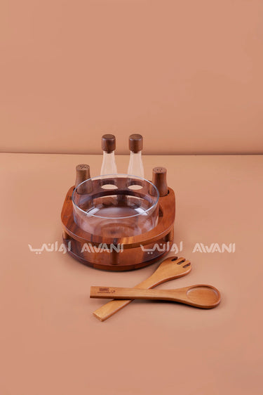 Wooden Salad Bowl Set – Complete Serving Set