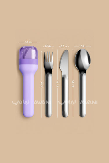 Pocket Utensils: The Ultimate Slim & Portable 3-Piece Cutlery Set