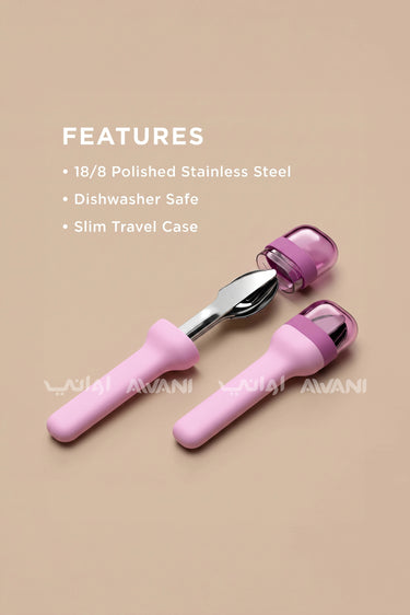 Pocket Utensils: The Ultimate Slim & Portable 3-Piece Cutlery Set