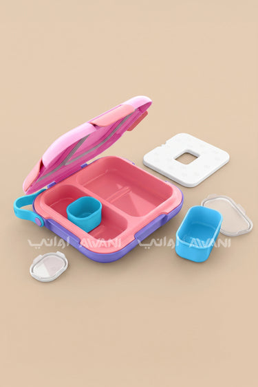 Zoku Neat Bento The Ultimate Chill & Carry Lunch Box (Pink)