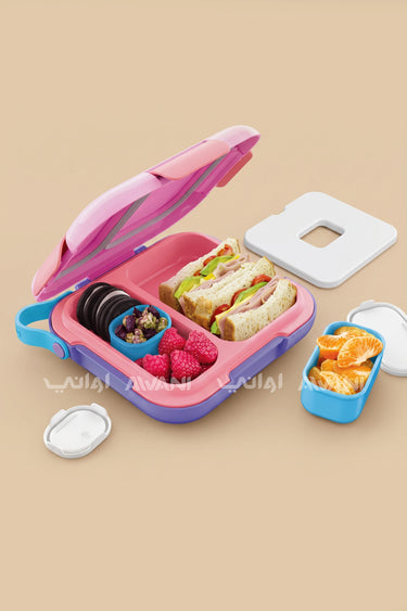 Zoku Neat Bento The Ultimate Chill & Carry Lunch Box (Pink)