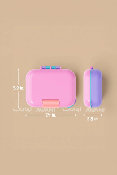 Zoku Neat Bento Pink Smart, Compact & Mess-Free