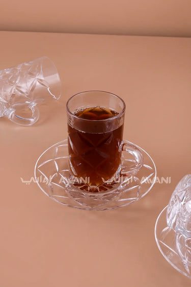 12 Pcs Istikan Tea Cup & Saucer Set